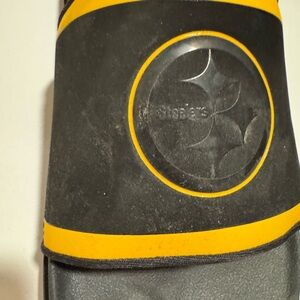 Nike Steelers Black and Yellow Sandals